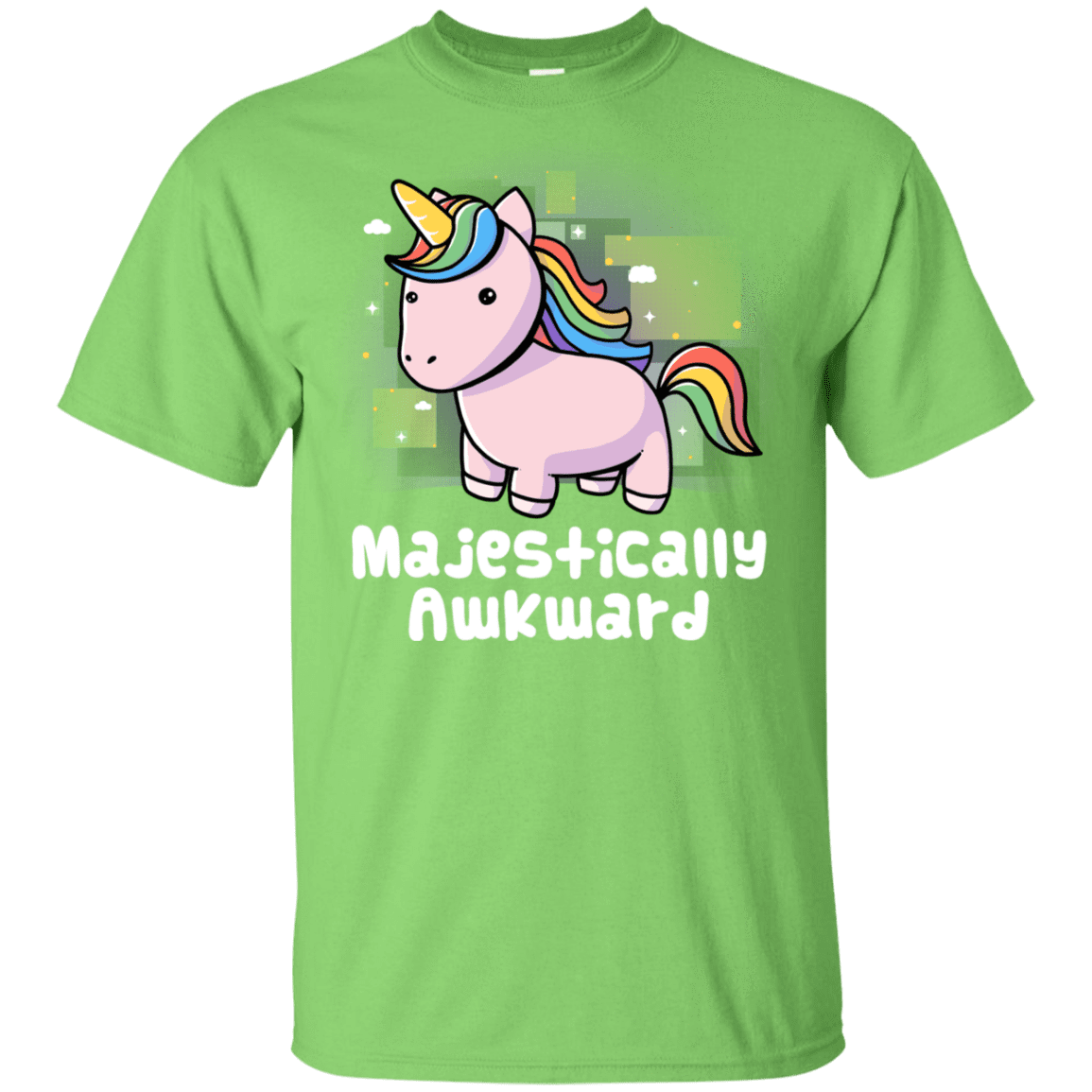 T-Shirts Lime / YXS Majestically Awkward Youth T-Shirt