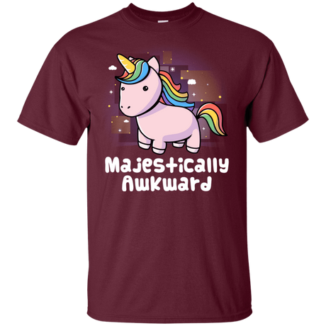 T-Shirts Maroon / YXS Majestically Awkward Youth T-Shirt