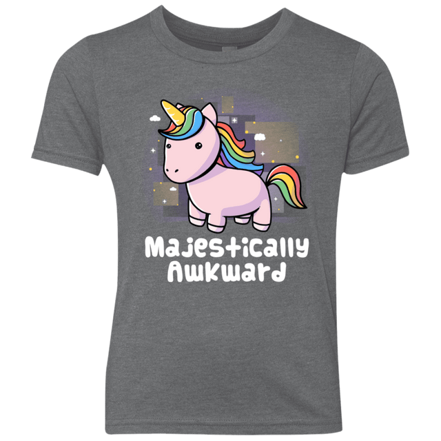 T-Shirts Premium Heather / YXS Majestically Awkward Youth Triblend T-Shirt