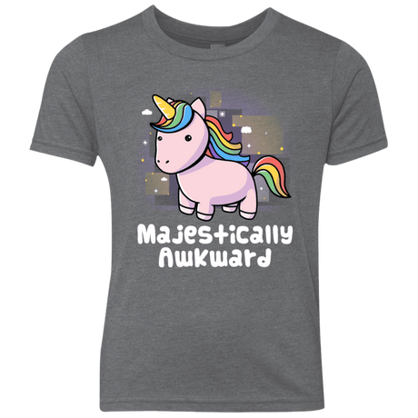 T-Shirts Premium Heather / YXS Majestically Awkward Youth Triblend T-Shirt