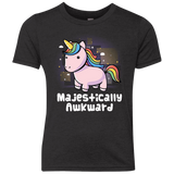 T-Shirts Vintage Black / YXS Majestically Awkward Youth Triblend T-Shirt