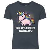 T-Shirts Vintage Navy / YXS Majestically Awkward Youth Triblend T-Shirt