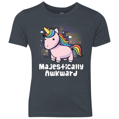 T-Shirts Vintage Navy / YXS Majestically Awkward Youth Triblend T-Shirt