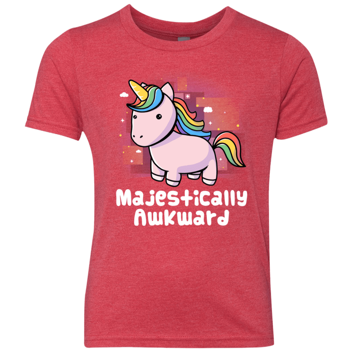 T-Shirts Vintage Red / YXS Majestically Awkward Youth Triblend T-Shirt