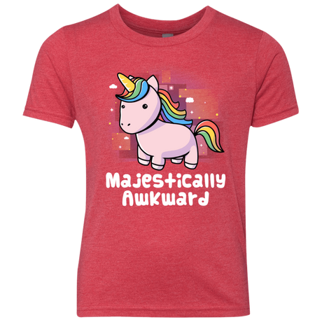 T-Shirts Vintage Red / YXS Majestically Awkward Youth Triblend T-Shirt