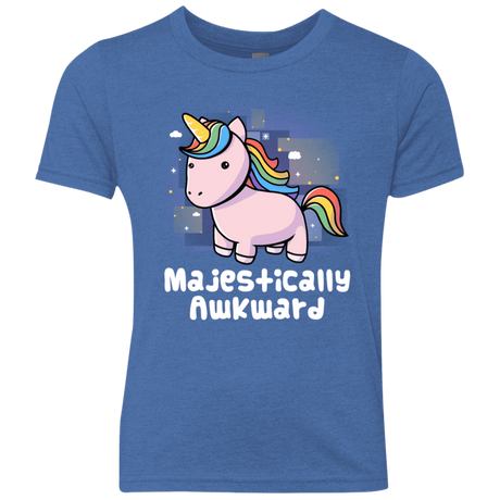 T-Shirts Vintage Royal / YXS Majestically Awkward Youth Triblend T-Shirt