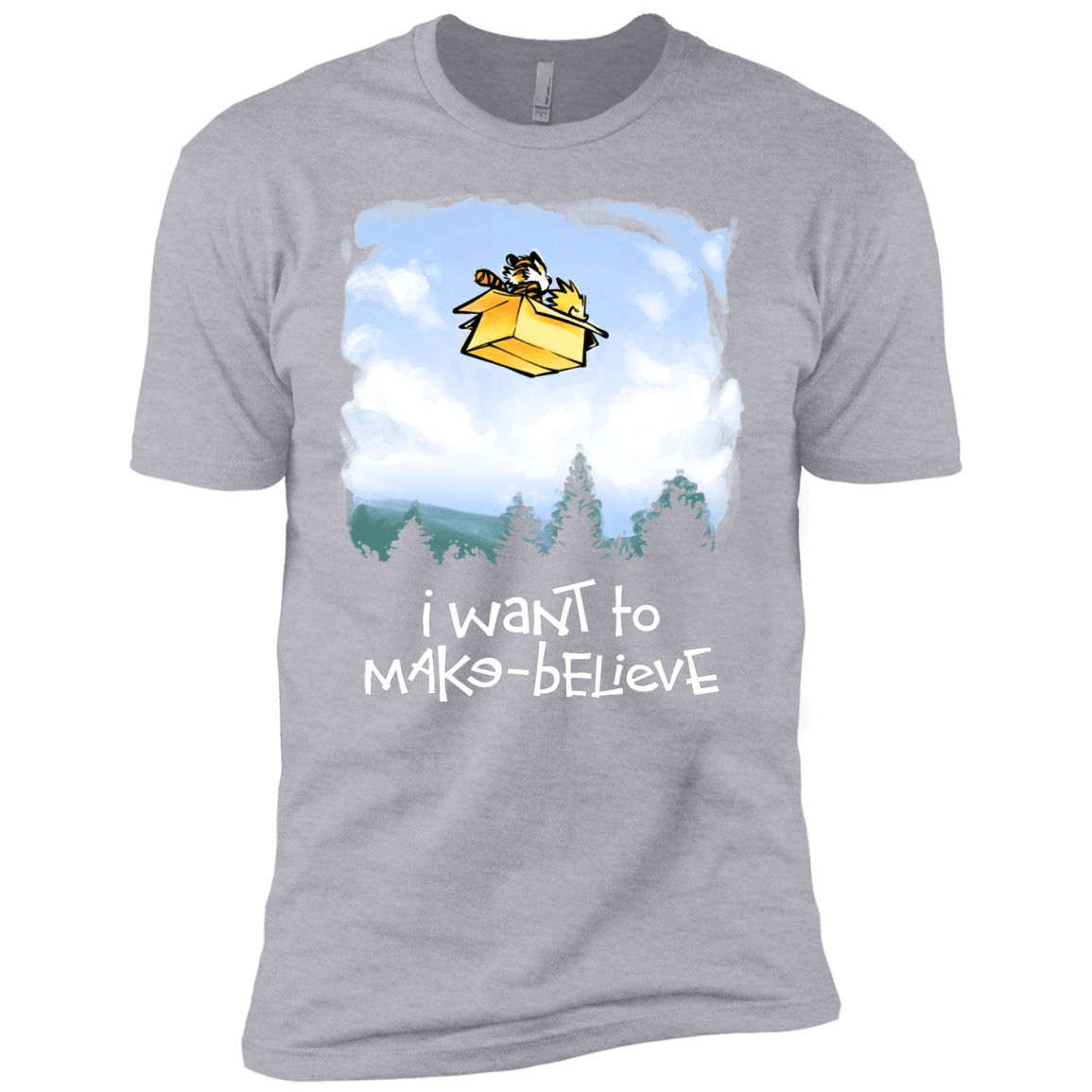 T-Shirts Heather Grey / YXS Make Believe Boys Premium T-Shirt