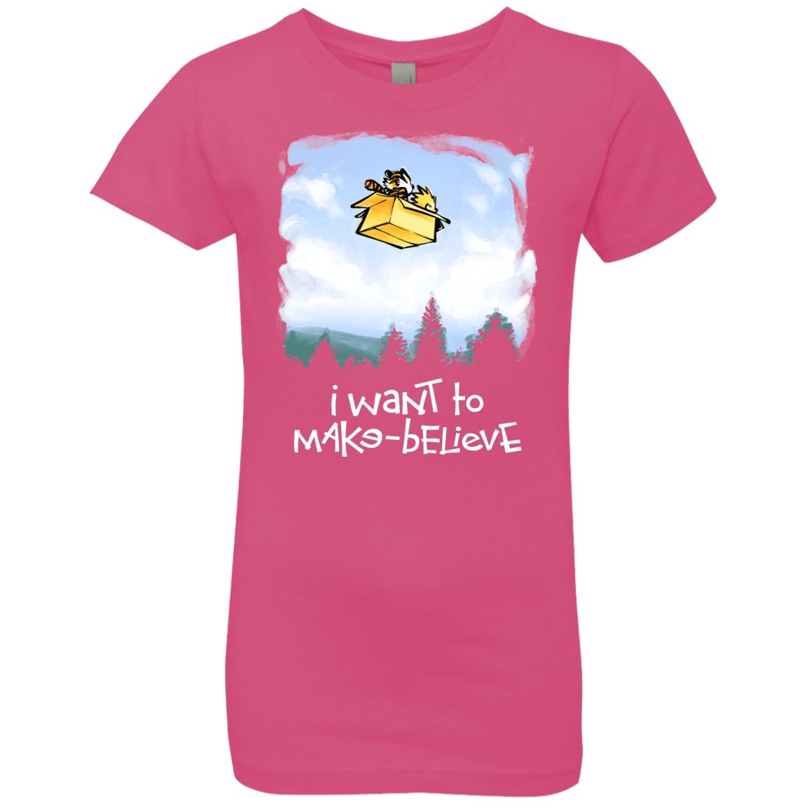 T-Shirts Hot Pink / YXS Make Believe Girls Premium T-Shirt