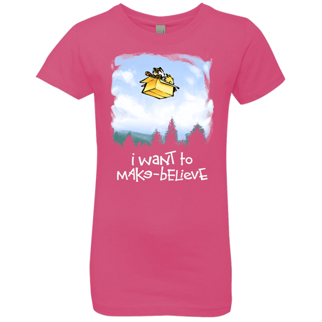 T-Shirts Hot Pink / YXS Make Believe Girls Premium T-Shirt