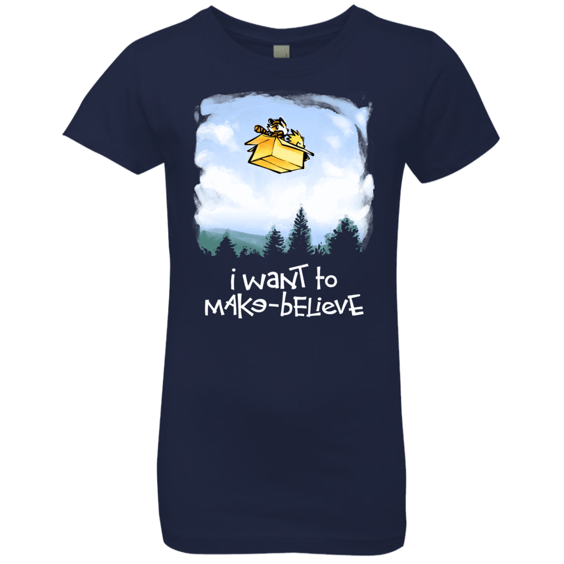 T-Shirts Midnight Navy / YXS Make Believe Girls Premium T-Shirt