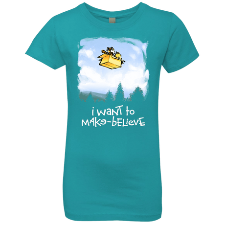 T-Shirts Tahiti Blue / YXS Make Believe Girls Premium T-Shirt