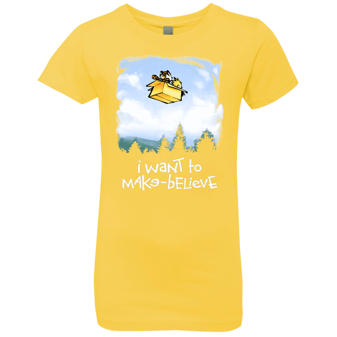 T-Shirts Vibrant Yellow / YXS Make Believe Girls Premium T-Shirt