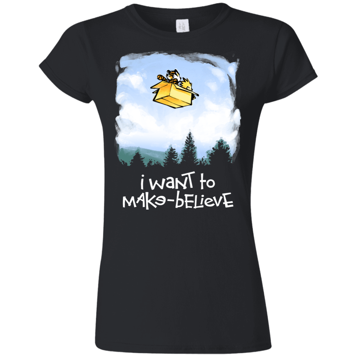 T-Shirts Black / S Make Believe Junior Slimmer-Fit T-Shirt