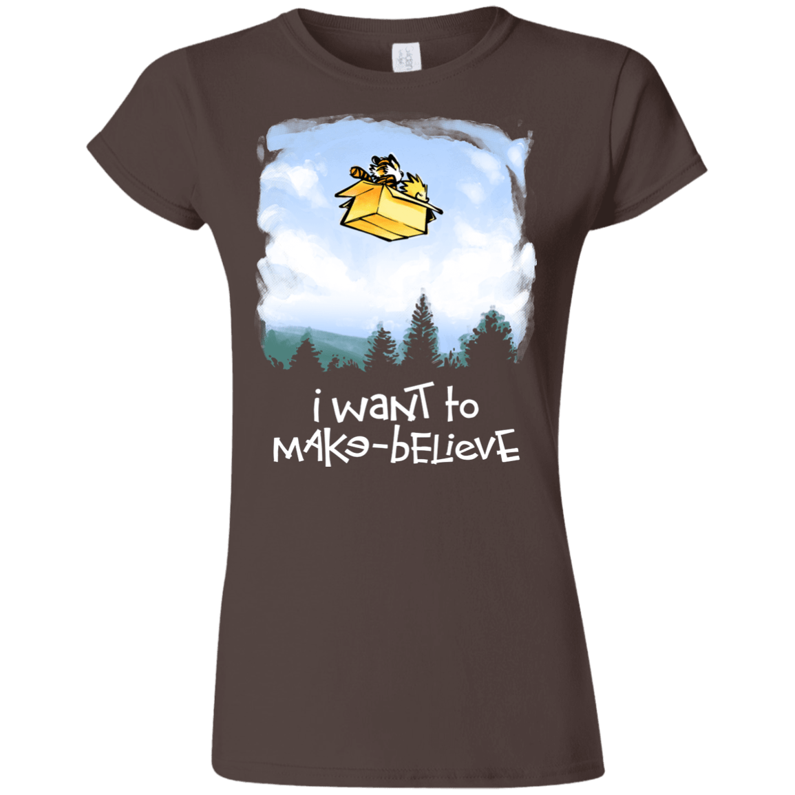 T-Shirts Dark Chocolate / S Make Believe Junior Slimmer-Fit T-Shirt