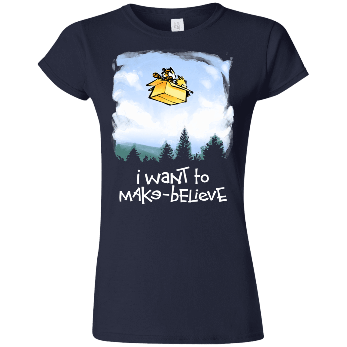 T-Shirts Navy / S Make Believe Junior Slimmer-Fit T-Shirt