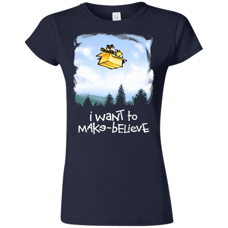 T-Shirts Navy / S Make Believe Junior Slimmer-Fit T-Shirt