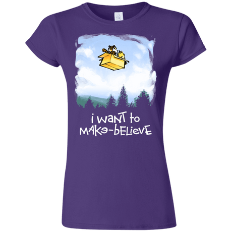 T-Shirts Purple / S Make Believe Junior Slimmer-Fit T-Shirt