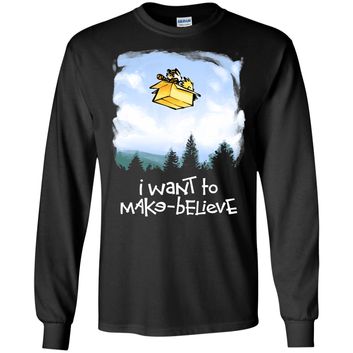 T-Shirts Black / S Make Believe Men's Long Sleeve T-Shirt