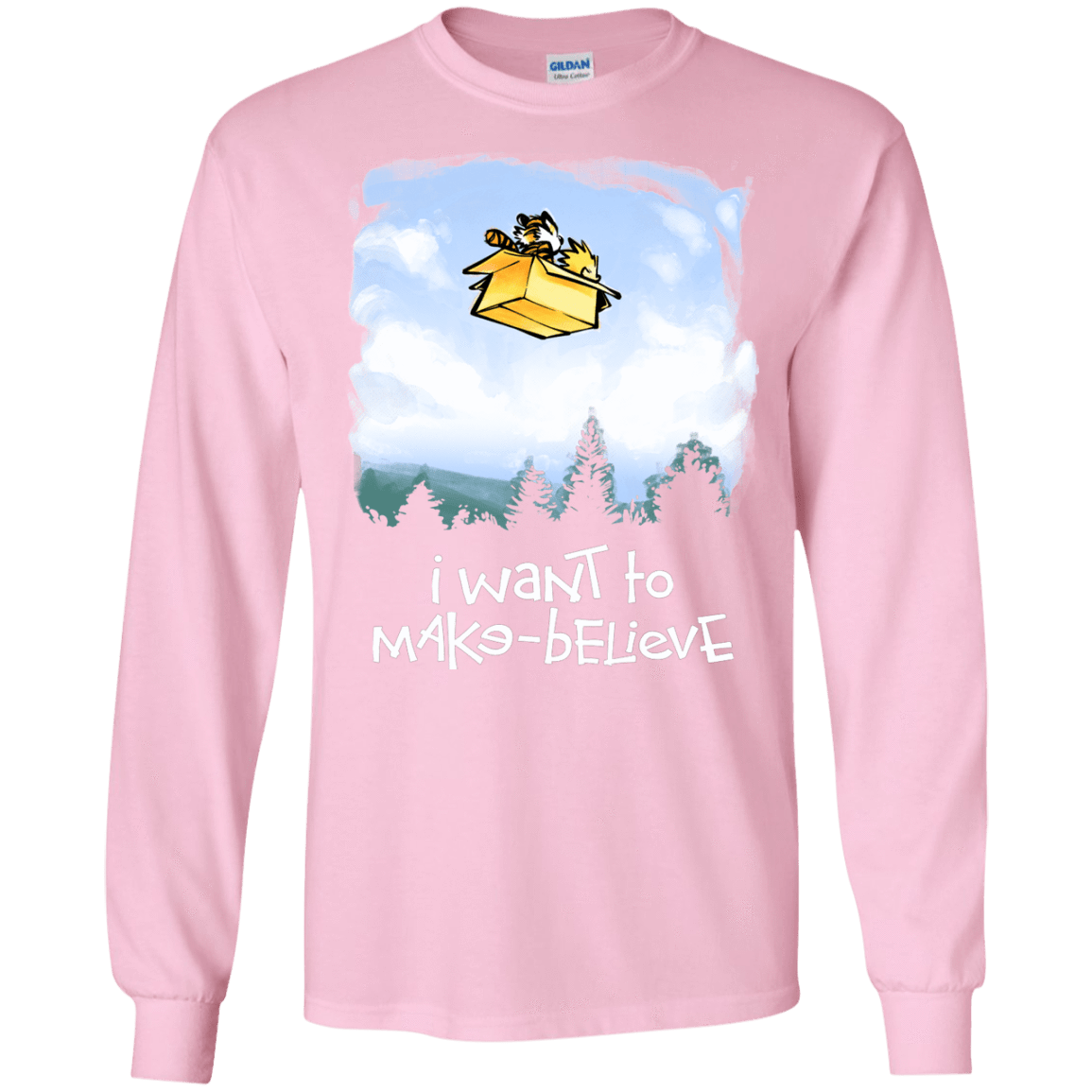 T-Shirts Light Pink / S Make Believe Men's Long Sleeve T-Shirt