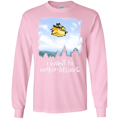 T-Shirts Light Pink / S Make Believe Men's Long Sleeve T-Shirt