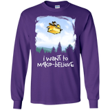 T-Shirts Purple / S Make Believe Men's Long Sleeve T-Shirt