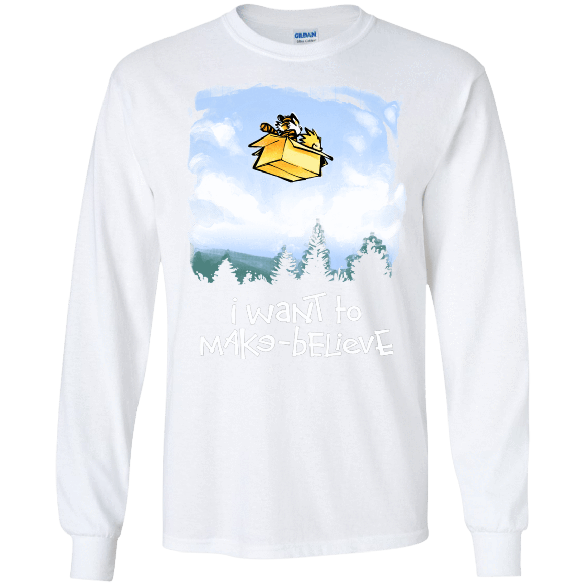 T-Shirts White / S Make Believe Men's Long Sleeve T-Shirt