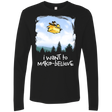 T-Shirts Black / S Make Believe Men's Premium Long Sleeve