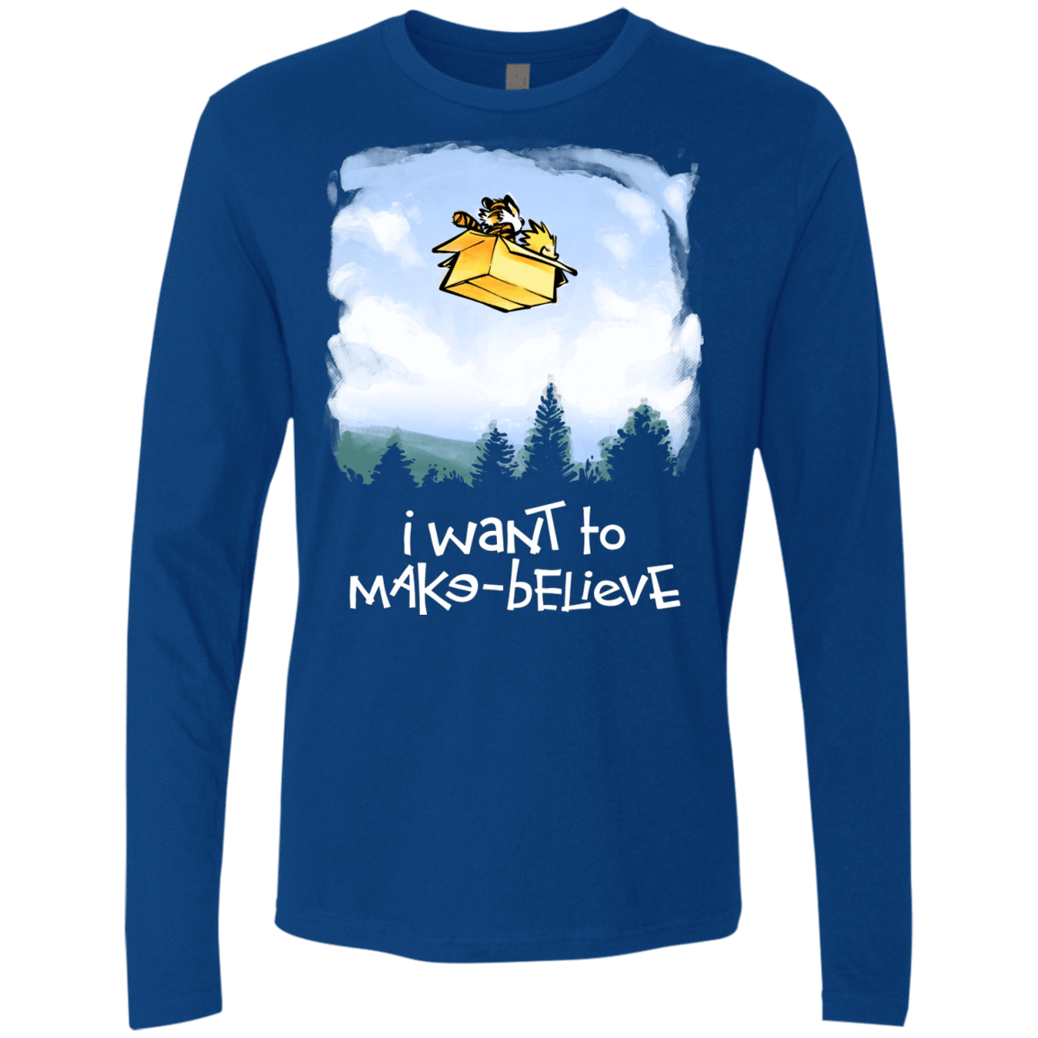 T-Shirts Royal / S Make Believe Men's Premium Long Sleeve