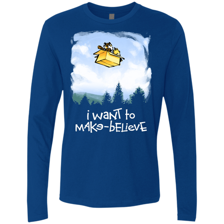 T-Shirts Royal / S Make Believe Men's Premium Long Sleeve