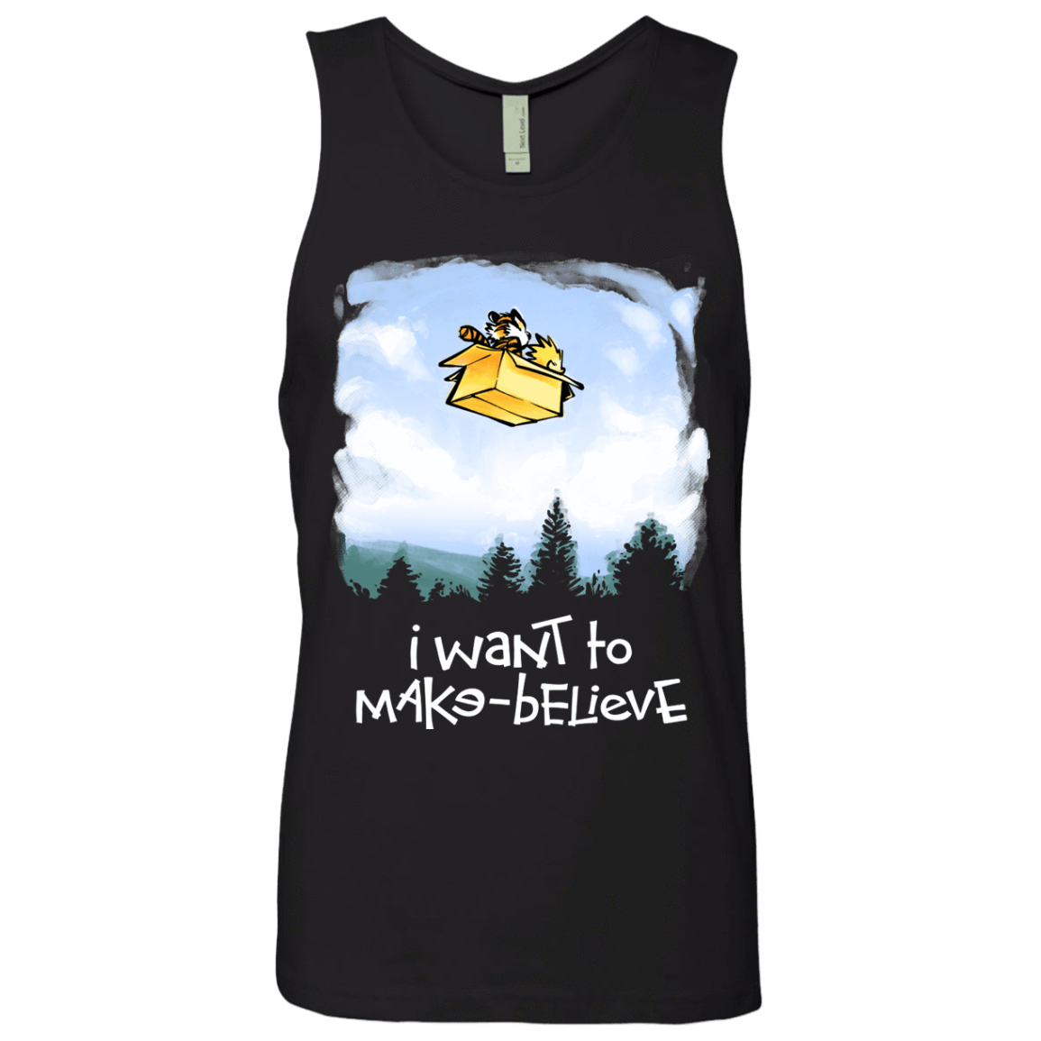 T-Shirts Black / S Make Believe Men's Premium Tank Top