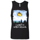 T-Shirts Black / S Make Believe Men's Premium Tank Top