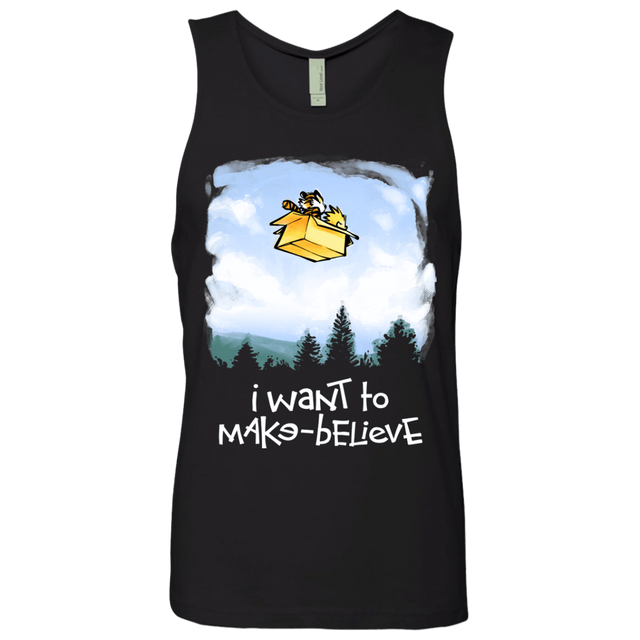 T-Shirts Black / S Make Believe Men's Premium Tank Top