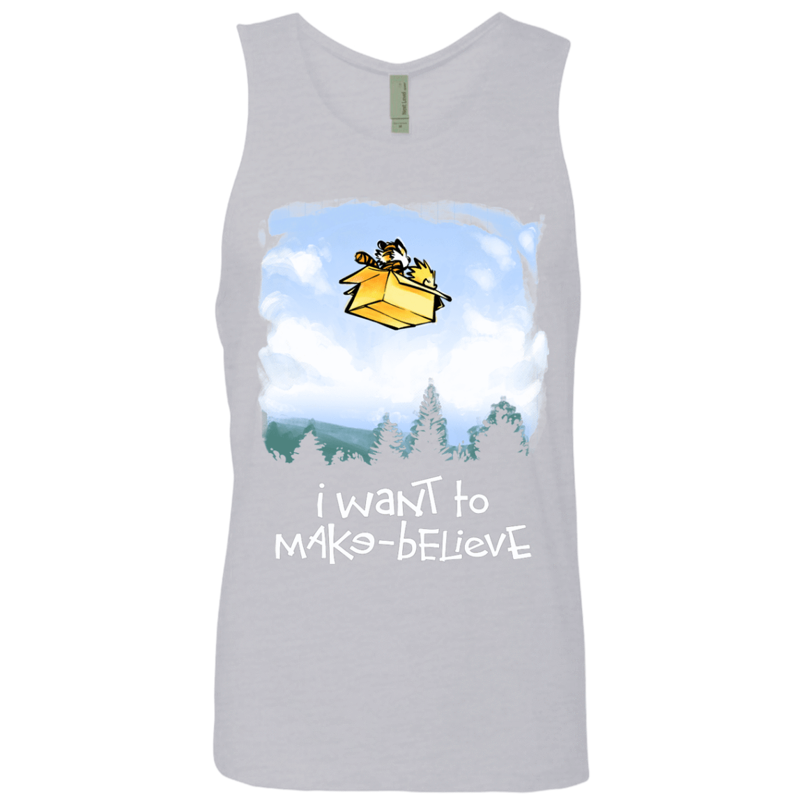 T-Shirts Heather Grey / S Make Believe Men's Premium Tank Top