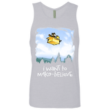 T-Shirts Heather Grey / S Make Believe Men's Premium Tank Top