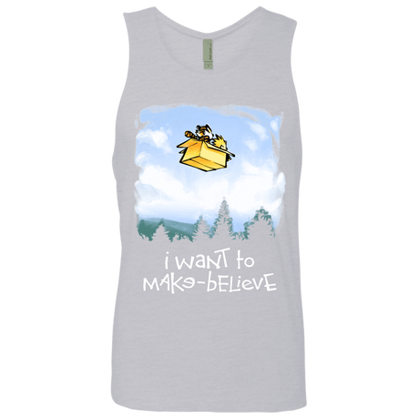 T-Shirts Heather Grey / S Make Believe Men's Premium Tank Top