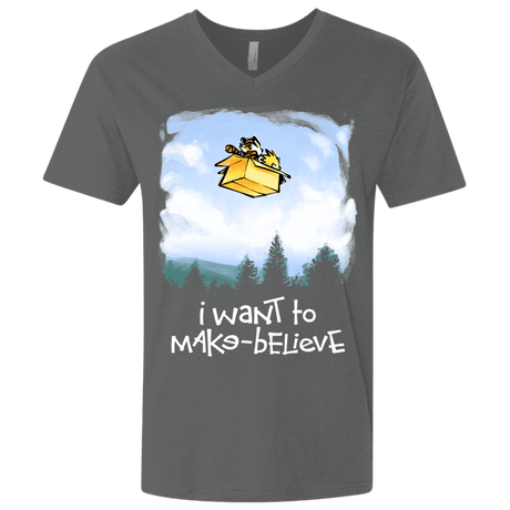 T-Shirts Heavy Metal / X-Small Make Believe Men's Premium V-Neck