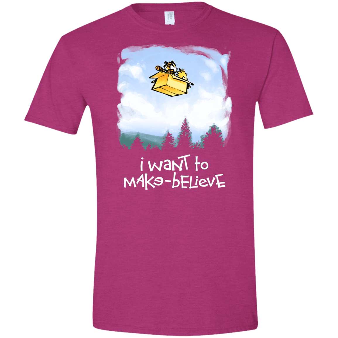 T-Shirts Antique Heliconia / S Make Believe Men's Semi-Fitted Softstyle