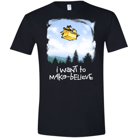 T-Shirts Black / X-Small Make Believe Men's Semi-Fitted Softstyle