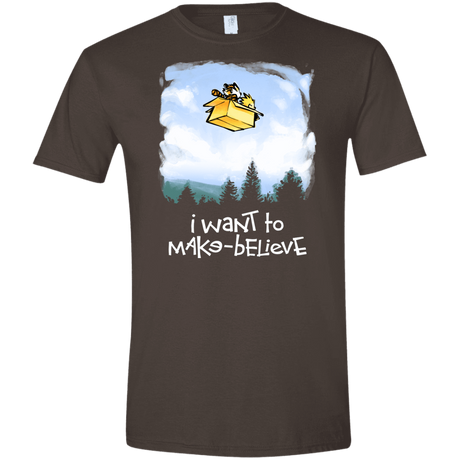 T-Shirts Dark Chocolate / S Make Believe Men's Semi-Fitted Softstyle