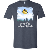 T-Shirts Heather Navy / S Make Believe Men's Semi-Fitted Softstyle