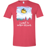 T-Shirts Heather Red / S Make Believe Men's Semi-Fitted Softstyle