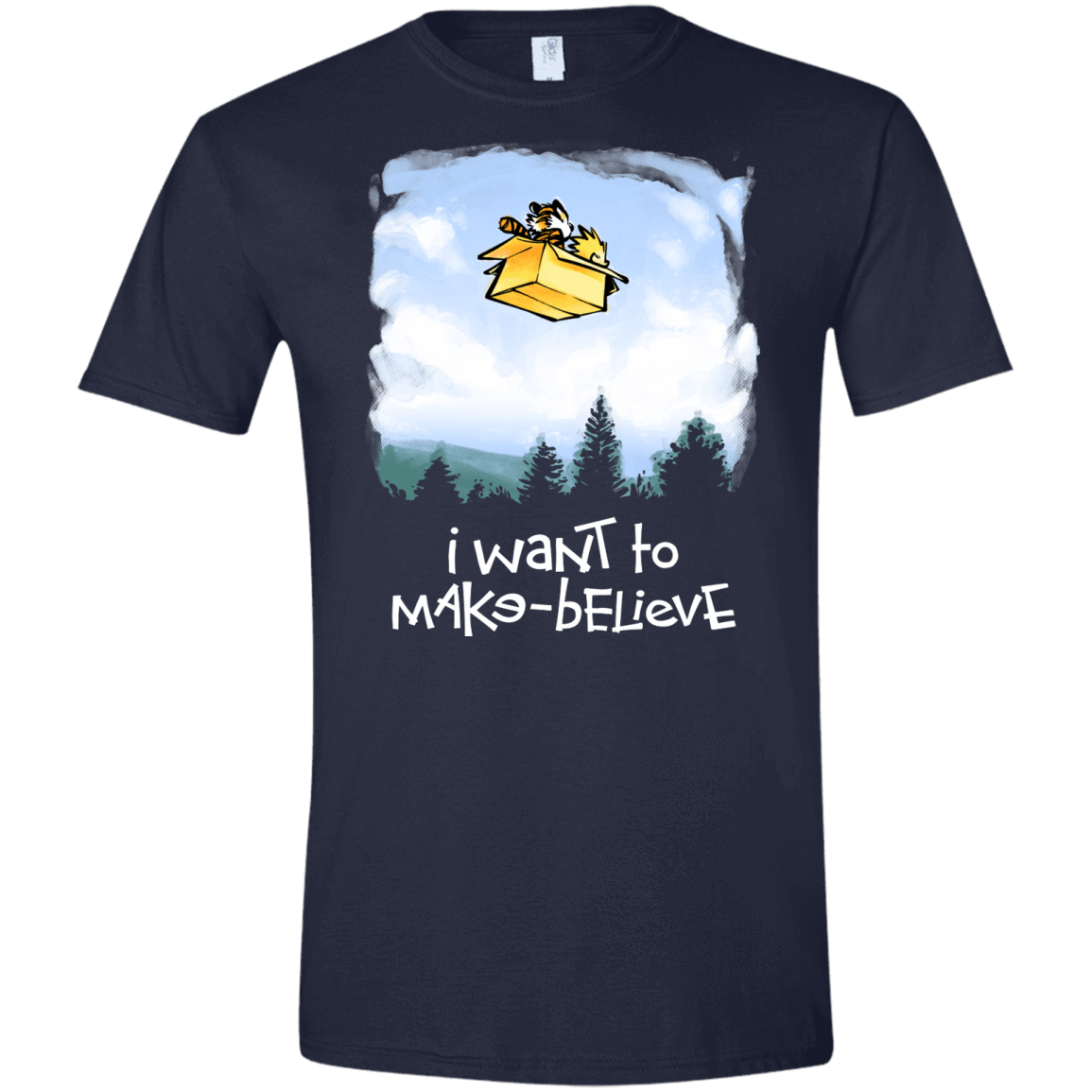 T-Shirts Navy / X-Small Make Believe Men's Semi-Fitted Softstyle