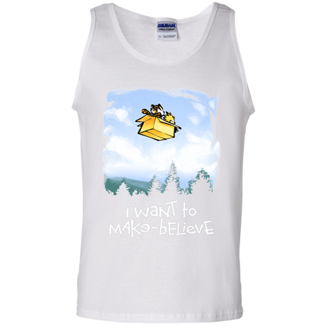 T-Shirts White / S Make Believe Men's Tank Top