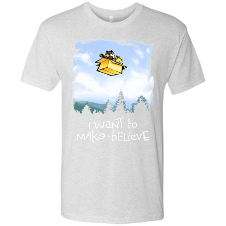 T-Shirts Heather White / S Make Believe Men's Triblend T-Shirt