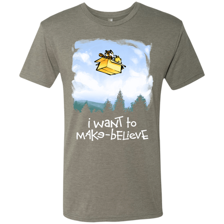 T-Shirts Venetian Grey / S Make Believe Men's Triblend T-Shirt