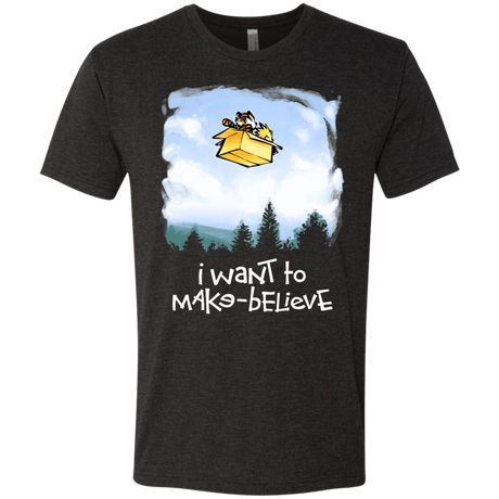 T-Shirts Vintage Black / S Make Believe Men's Triblend T-Shirt