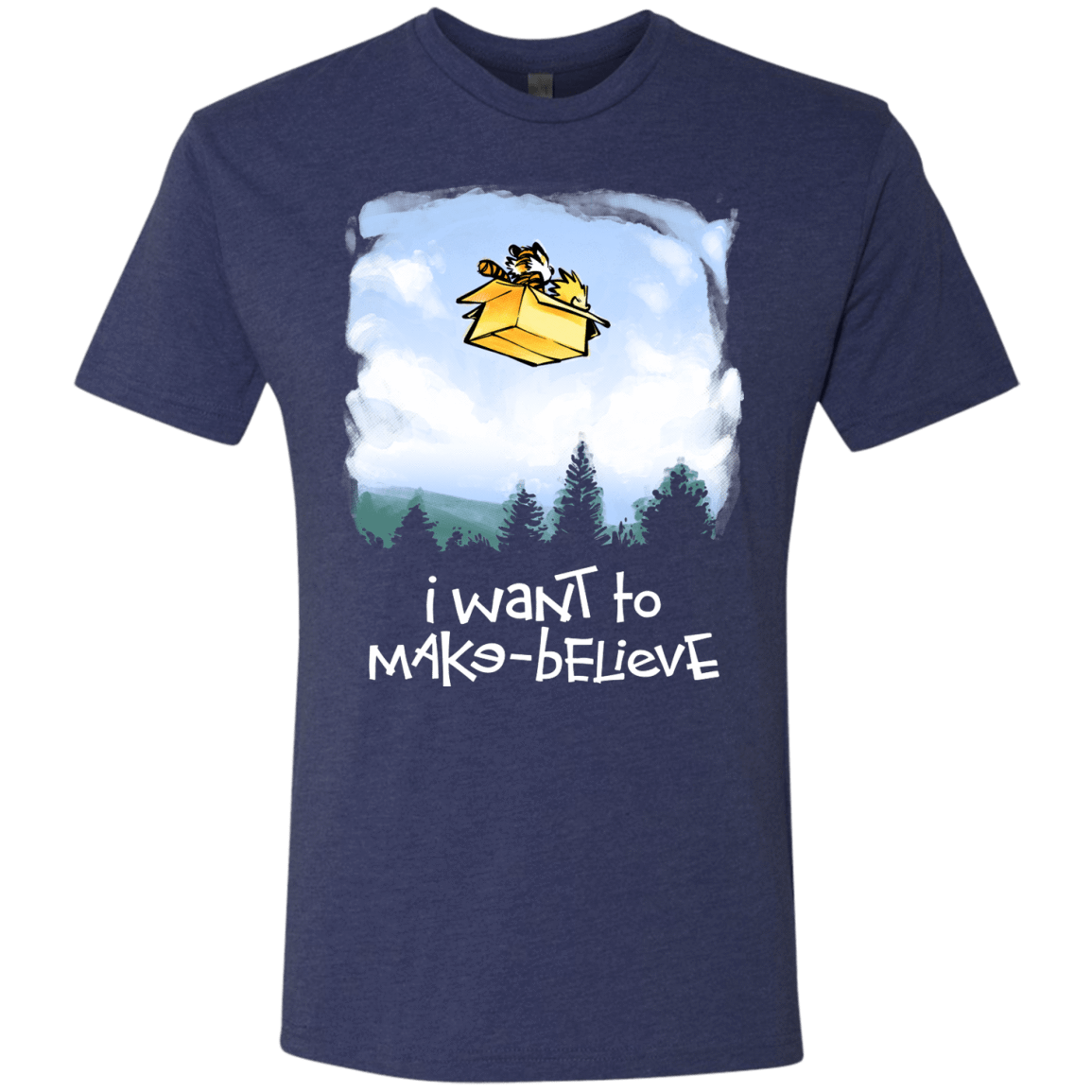 T-Shirts Vintage Navy / S Make Believe Men's Triblend T-Shirt