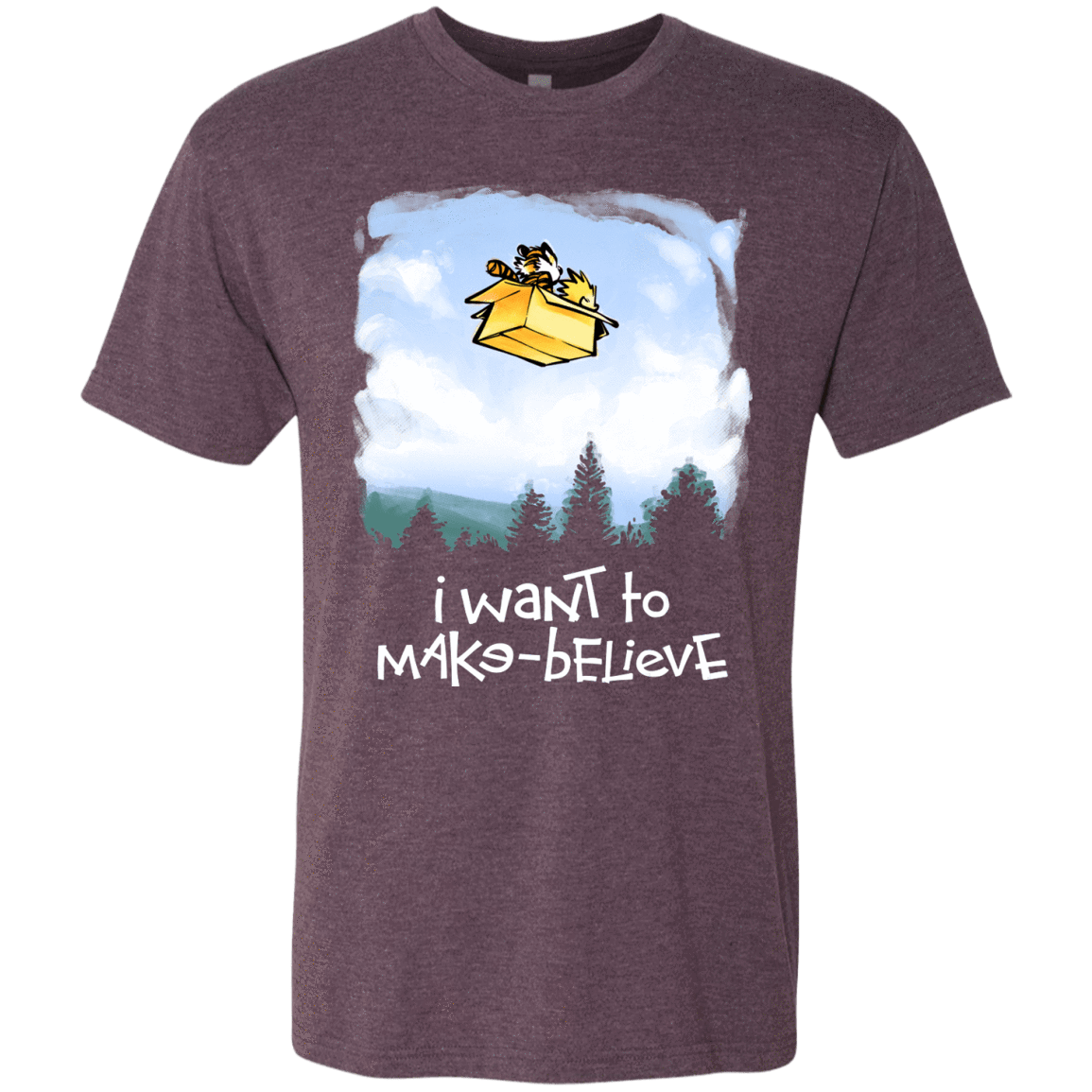 T-Shirts Vintage Purple / S Make Believe Men's Triblend T-Shirt
