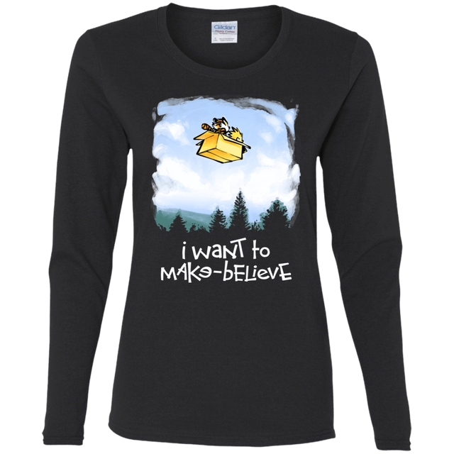 T-Shirts Black / S Make Believe Women's Long Sleeve T-Shirt