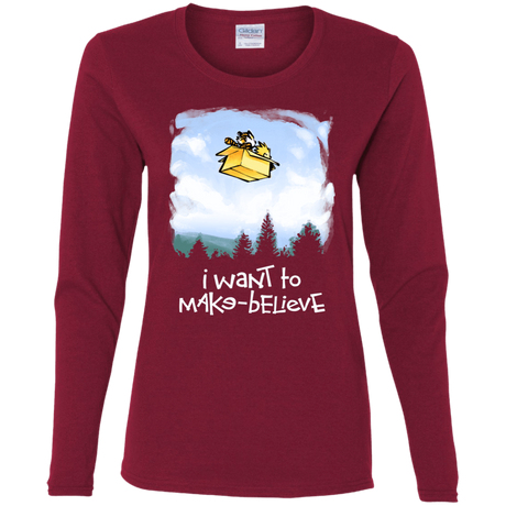 T-Shirts Cardinal / S Make Believe Women's Long Sleeve T-Shirt